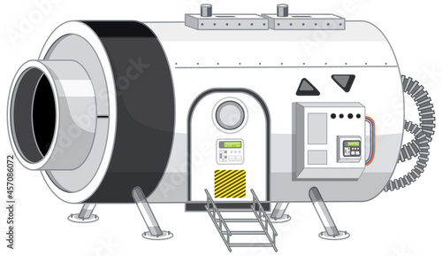 Part of space station isolated