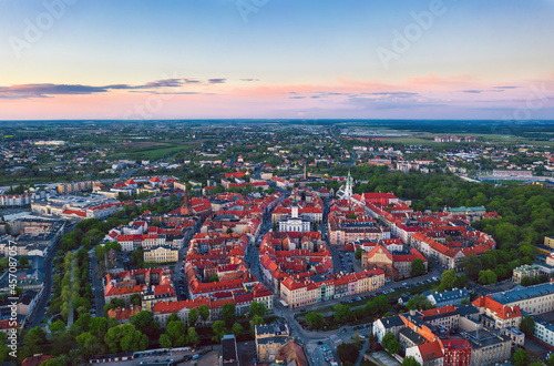 Evening in Kalisz Wielkopolski, Poland