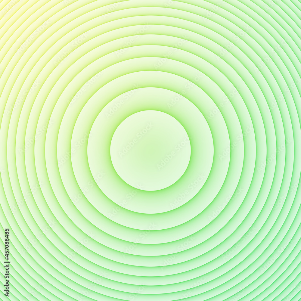 Obraz premium Rippled background. content area. Circle background. Abstract background. 3d rendering.