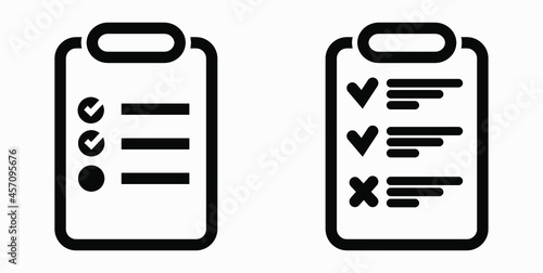 Icon list, roster, schedule, register, roll, catalog, scrol, bil, calendar, docket, nomenclature, beadroll, sked, catalogue. Vector icon.