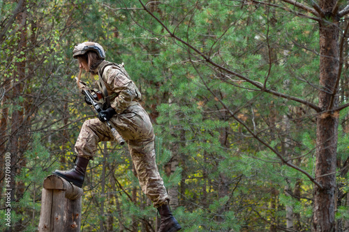 Female serviceman