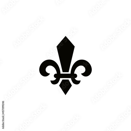 trident logo vector illustration template icon
