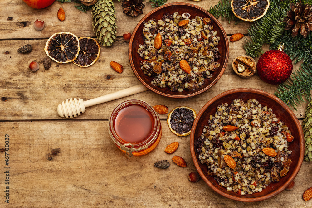 Traditional Christmas dish Kutya Traditional Christmas dish Kutya