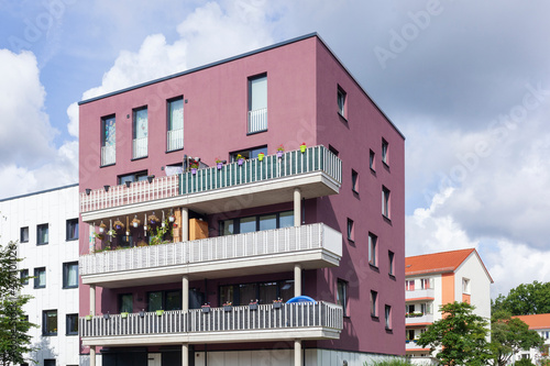 Wohngebäude, moderne Mehrfamilienhäuser, Bremen, Deutschland, Europa © detailfoto