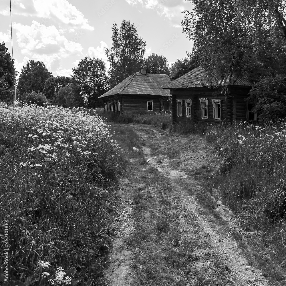 abandoned village houses