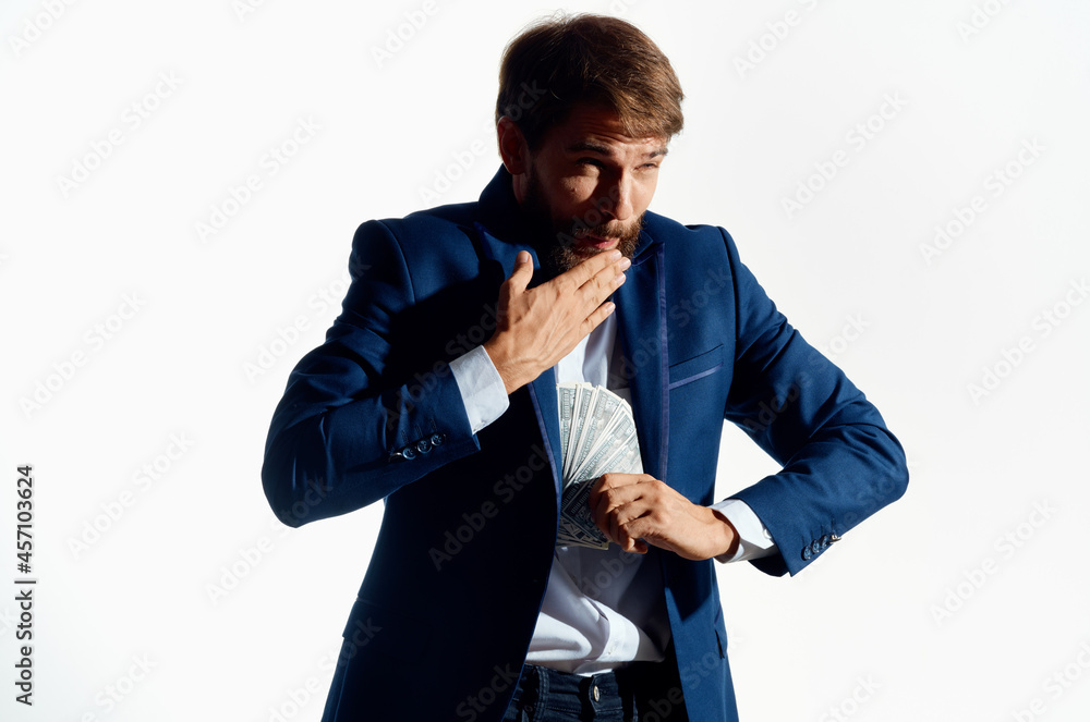 businessmen dollars millionaire isolated background businessmen dollars millionaire isolated background