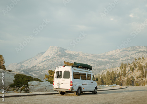 Road-trip in Yosemite National Park during Summer