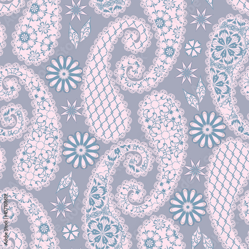 Seamless pattern in ethnic traditional style.