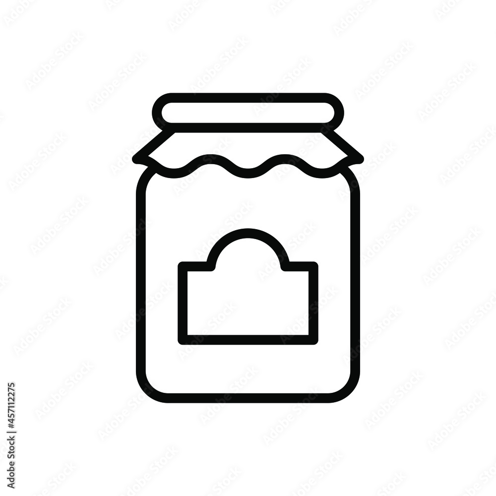Glass jar icon vector set. bottle illustration sign collection. conservation symbol on white background. Glass jar icon vector set. bottle illustration sign collection. conservation symbol on white background.