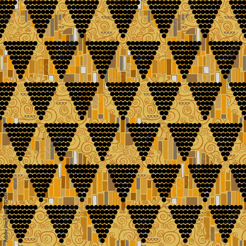 seamless geometric pattern Klimt photo