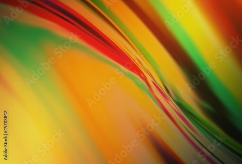 Dark Green, Yellow vector colorful abstract background.