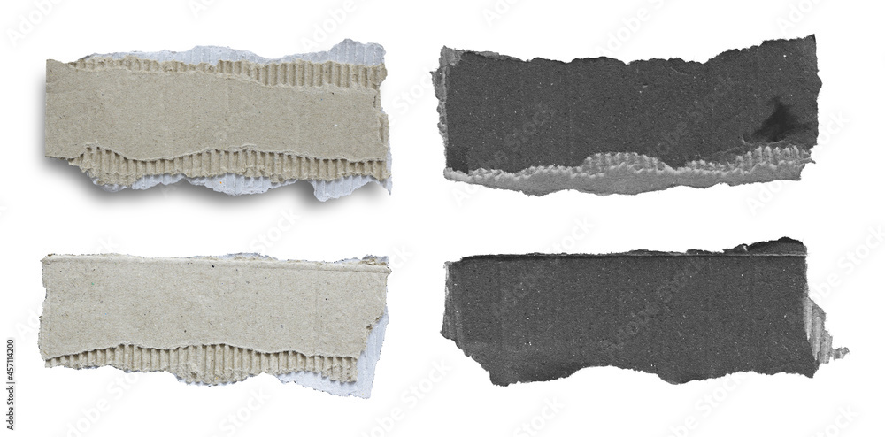 Collection of torn paper isolated on white background. Collection of torn paper isolated on white background.