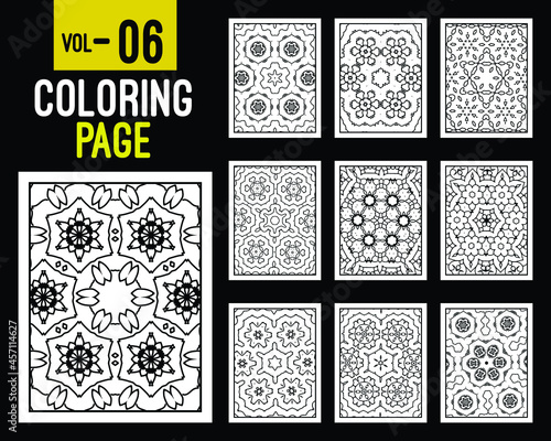 Adult coloring page bundle