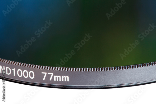 Light filter for lens neutral nd1000 77 mm macro close-up photo