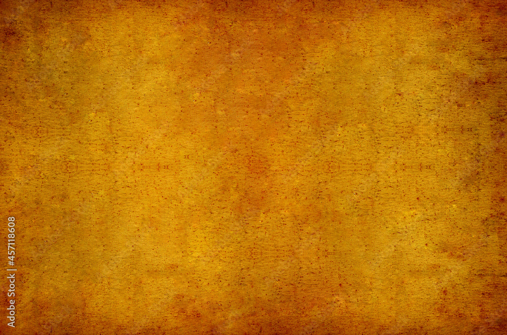 Old Grunge Dirty golden Yellow texture Background