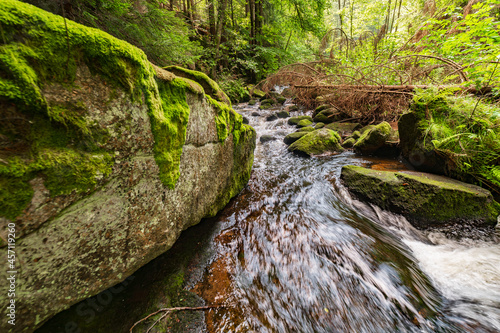 Giant Mountains, Karkonosze, Wodospad Szklarki, Kochelfall, stream, mountain stream, poland  photo