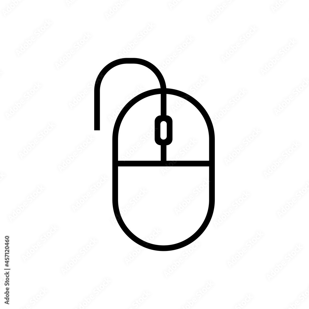 Mouse vector icon. PC illustration sign. computer symbol. device logo or mark. Mouse vector icon. PC illustration sign. computer symbol. device logo or mark.