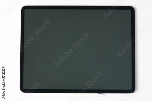 Tablet screen with pen