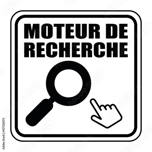 Logo moteur de recherche.