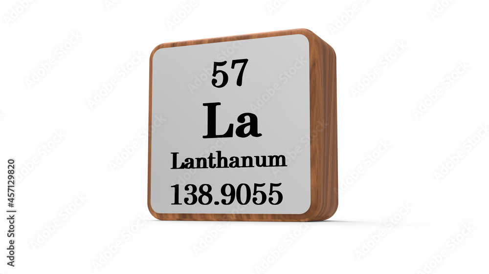3d Lanthanum Element Sign. Stock image. 3d Lanthanum Element Sign. Stock image.