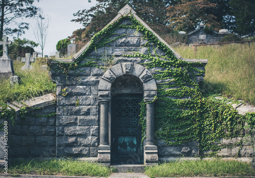 old stone crypt