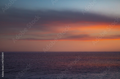 Sunset over the sea with a beautiful sky © Lourdes Balduque