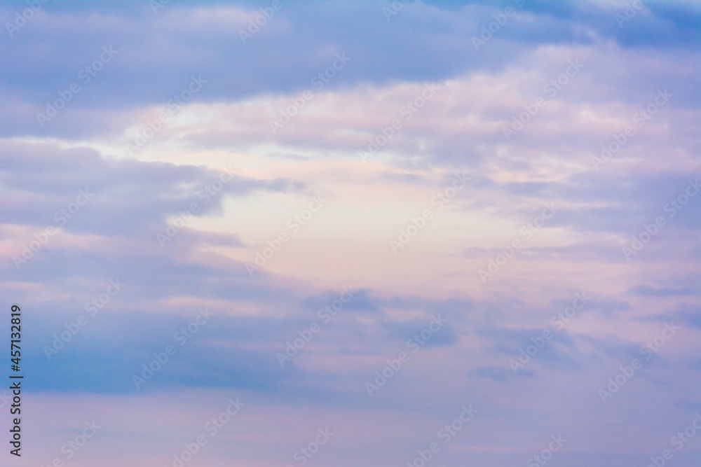 Beautiful sunrise (sunset) in curly clouds Beautiful sunrise (sunset) in curly clouds