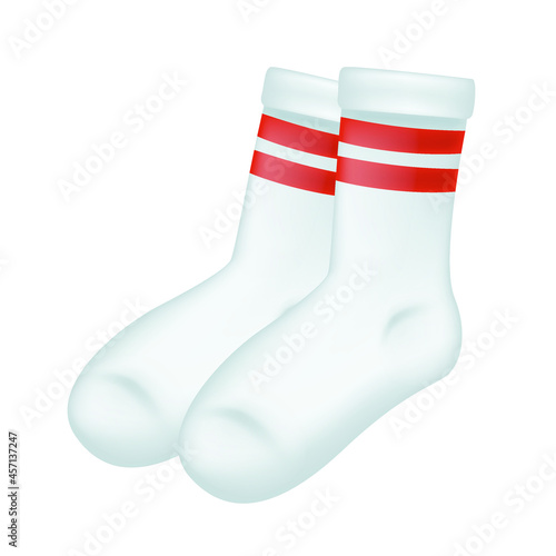 Socks Emoji Icon Illustration Sign. Footwear Vector Symbol Emoticon Design Vector Clip Art.