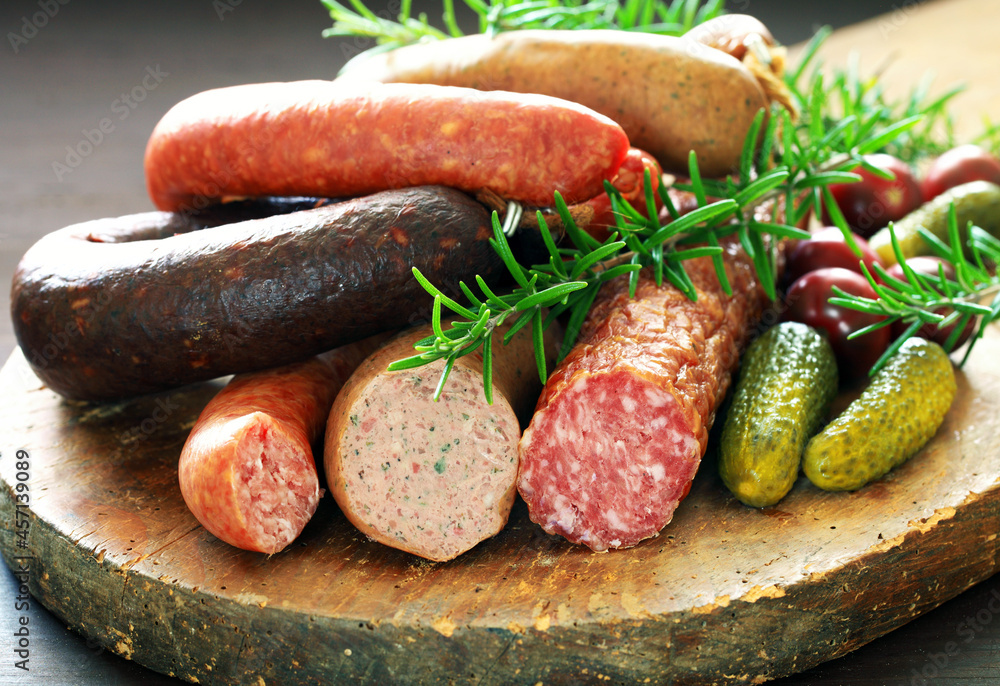 salami and sausage salami and sausage