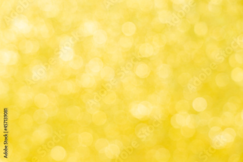Gold color bokeh background for decoration in celebration or festival