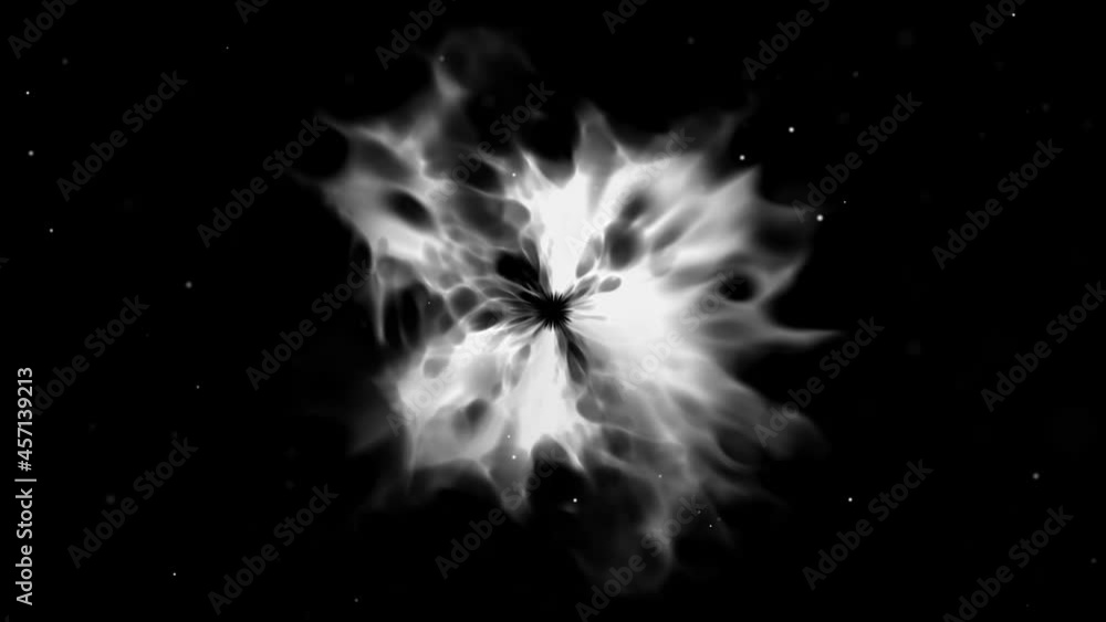 Space With Starts Glowing Background Particles Footage, 4k Particles ...