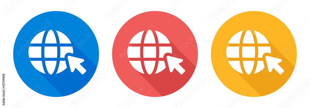 Access to website icon button. Internet icon vector illustration Access to website icon button. Internet icon vector illustration