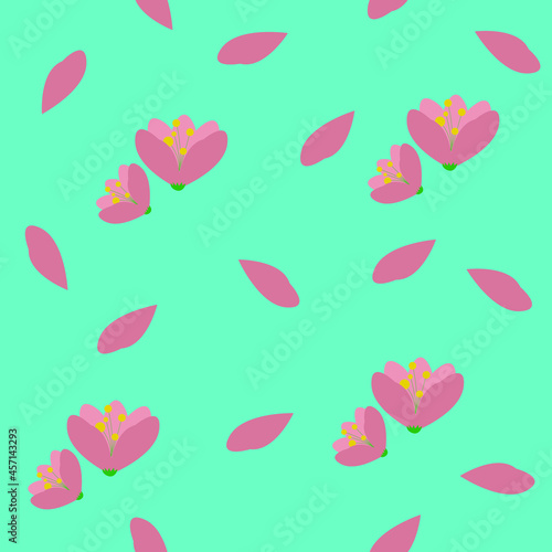 floral print for fabric or paper