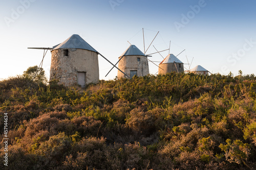 Traditional windmills in Central Portugal.
Sunset in Coimbra, Portugal