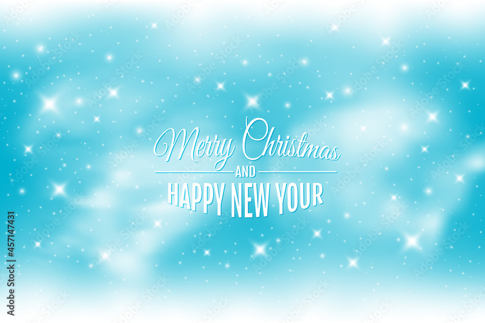 Blue with white gradient background with falling snow for greeting cards, Merry Christmas and Happy New Year. Beautiful frosty snow blizzard. Vector realistic illustration. Blue with white gradient background with falling snow for greeting cards, Merry Christmas and Happy New Year. Beautiful frosty snow blizzard. Vector realistic illustration.