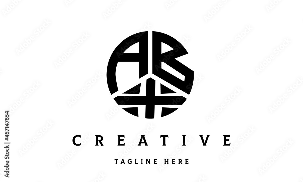 ABX circle three letter logo ABX circle three letter logo