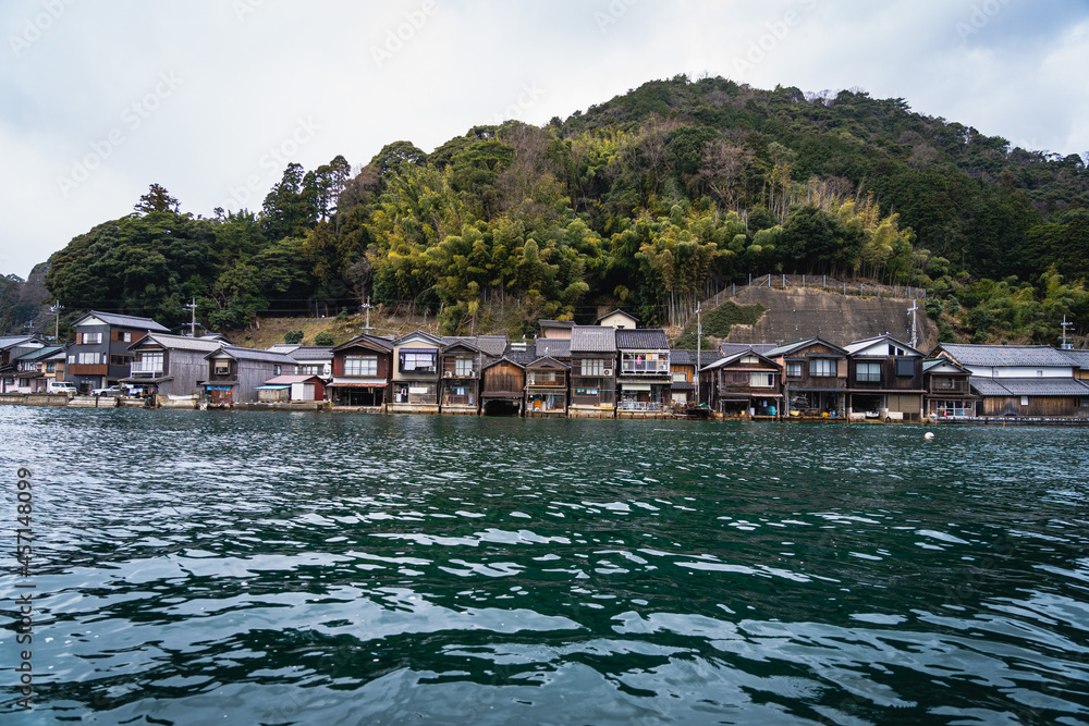 京都　伊根の舟屋