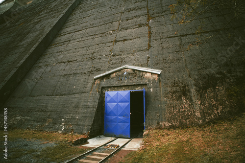 waterworks dam Fláje in the Ore Mountains