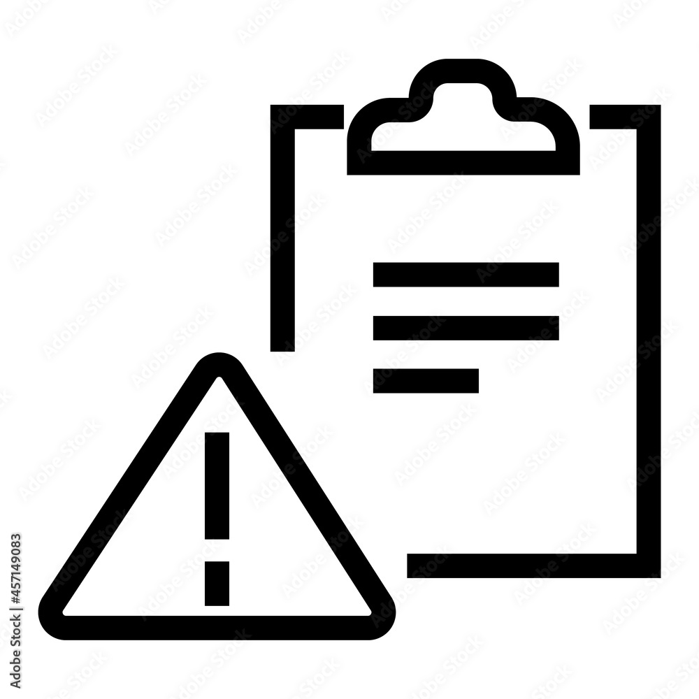 A Combination Of Triangles Exclamation Marks And Paper Icons Is a-combination-of-triangles-exclamation-marks-and-paper-icons-is