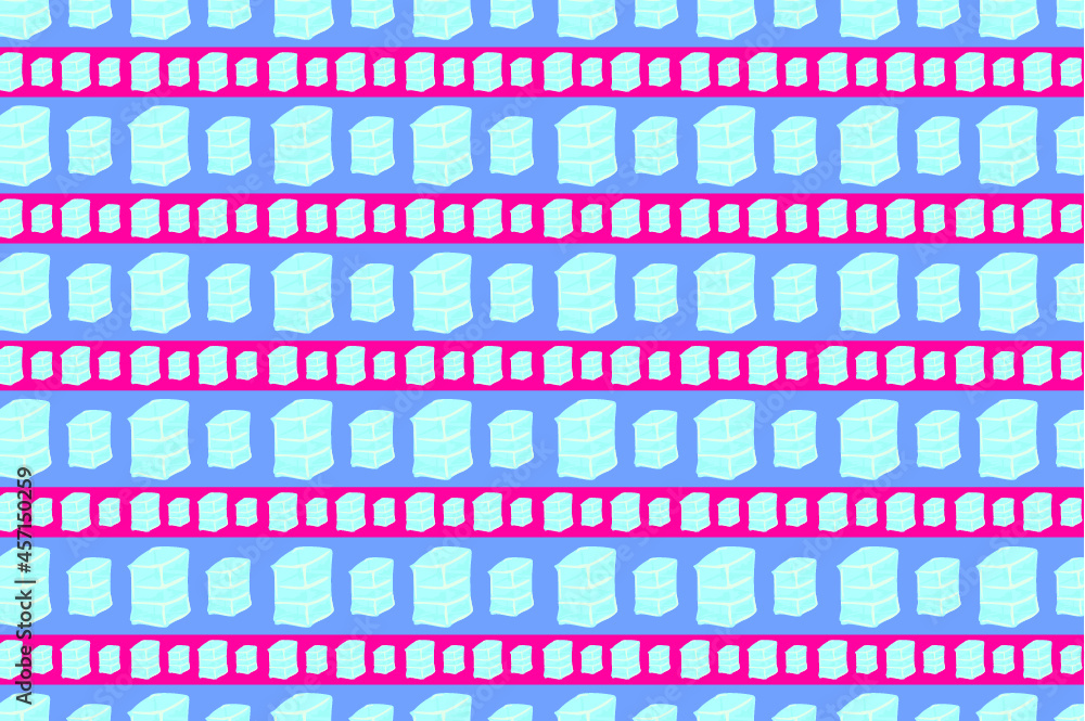 Obraz premium ice cube Pattern
