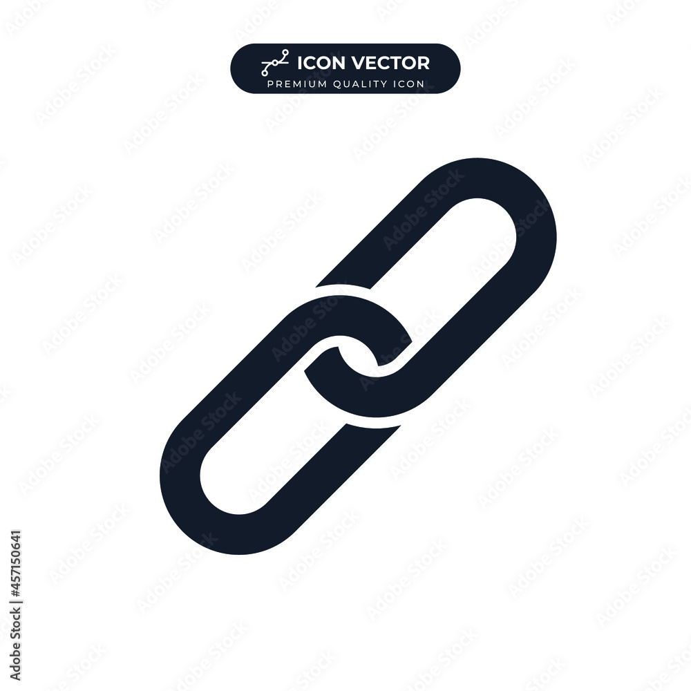 Link icon symbol template for graphic and web design collection logo vector illustration Link icon symbol template for graphic and web design collection logo vector illustration