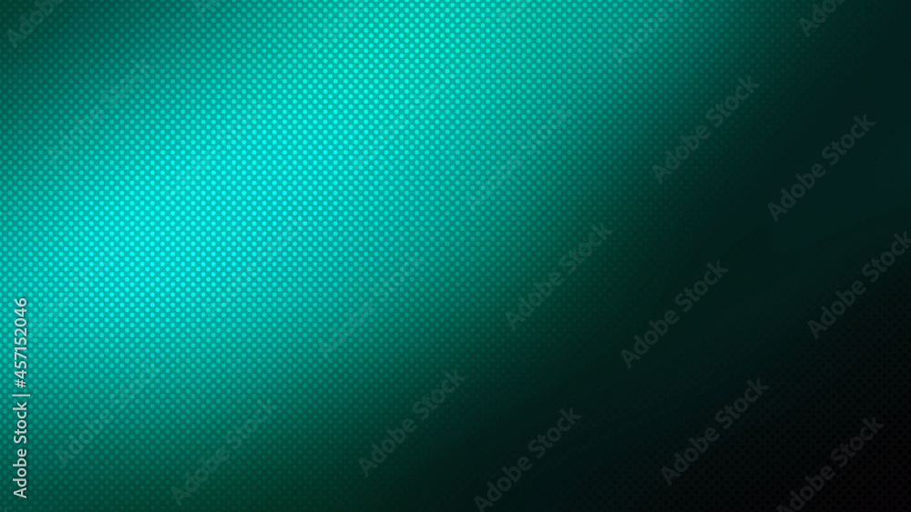 Fototapeta premium abstract turquoise gradient background. black circles pattern on light blue and black gradient background. abstract halftone dots for template, banner, advertising.