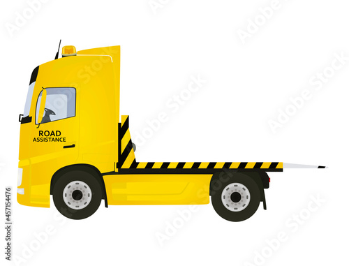 Road assistance truck. vector illustration