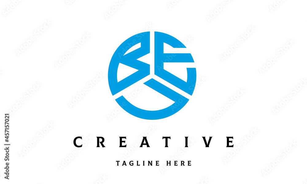 BEU circle three letter logo BEU circle three letter logo