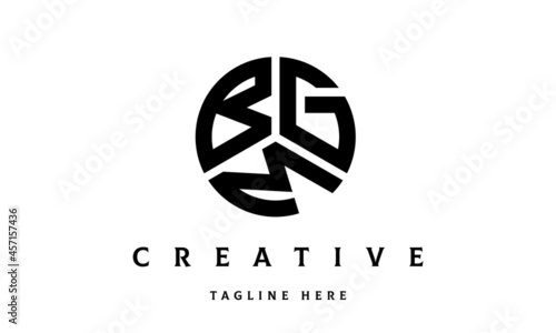 BGM circle three letter logo