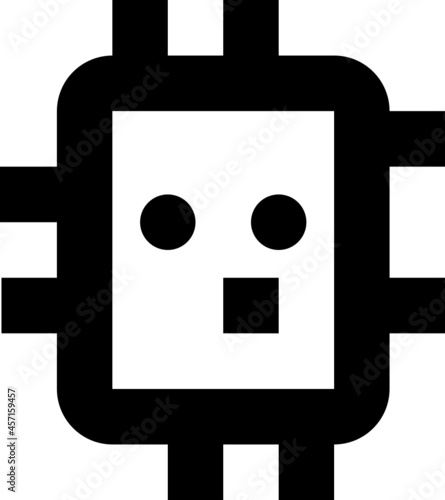 Vector de icono de pez globo.