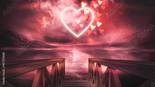 A cloud of love. Night fant...