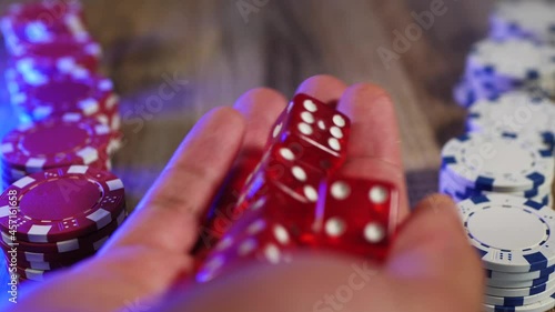 Holding the dices
