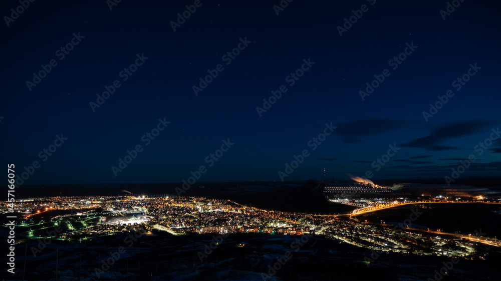 Fototapeta premium Kiruna by night