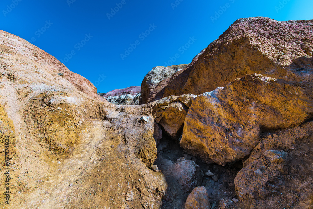 Mountain landscape. Surroundings of the village of Chagan-Uzun, Kosh-Agachsky district of the Altai Republic, Russia Mountain landscape. Surroundings of the village of Chagan-Uzun, Kosh-Agachsky district of the Altai Republic, Russia